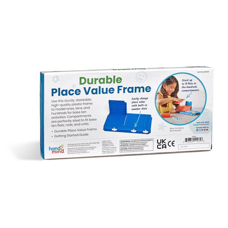 Hand2Mind Durable Place Value Frame, 5 of 6