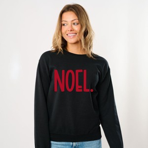 Simply Sage Market Noel Bold Puff Print Sweatshirt - 1 of 4
