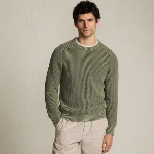 Lands' End Men's Drifter Cotton Crewneck Sweater - 1 of 4