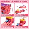 Skirfy 7 in 1 Carrier Truck Toys with Light & Sound, Toddler Toys Birthday Gifts for Princess Girls, Pink - 3 of 4
