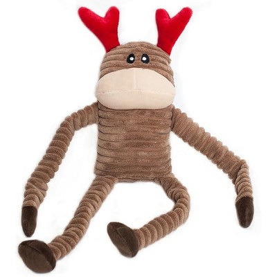 ZippyPaws Holiday Crinkle Reindeer Jumbo
