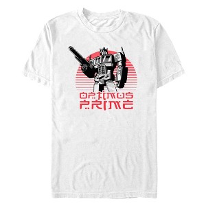 Men's Transformers Optimus Prime Retro Kanji T-Shirt - 1 of 3