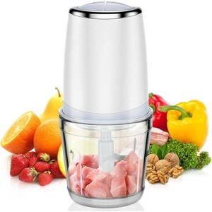 Acekool Electric Vegetable Chopper & Mini Food Processor 300W 4000 RPM Dual Speed with 4 Stainless Steel Blades - 1 of 4