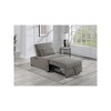 Poundex,Upholstered Wide Welt Corduroy Convertible Chair - 4 of 4