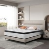 Whisen 12” Full Size Hybrid Mattress with 7-Zoned Memory Foam, Individual Pocket Spring, Knitted Cover - 2 of 4