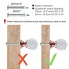 Unique Bargains Aluminum Alloy DIY Corrosion-Resistant Dressing Table Cabinet Knobs 4 Pcs - 2 of 4