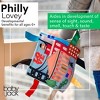 Baby Jack The Learning Lovey Philadelphia City Landscape Philly Tag Crinkle Square Toy 8" x 8" - 3 of 4
