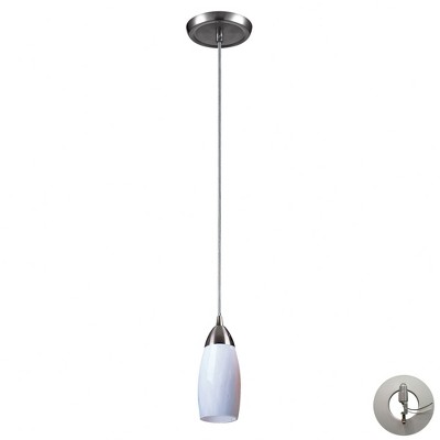 Elk Home Milan 1 - Light Pendant in  Satin Nickel