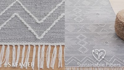 Ivory and Gray Handmade Wool Kilim Area Rug