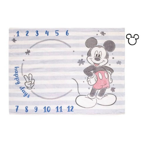 Disney Mickey Mouse Milestone Blanket Target