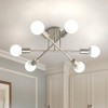 DORESshop 6- Light Semi Flush Mount Ceiling Light, Branch-Style Design, E26 Sockets, Non-Integrated Fixture - 3 of 4