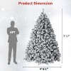 4.5ft/6ft/7.5ft/9ft Artificial Christmas Tree, Full Xmas Tree with  Foldable Base, Metal Hinges & Sturdy Metal Stand for Holiday Decor - 3 of 4