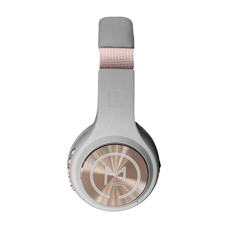 Morpheus 360 Serenity HP5500R Wireless Over-the-Ear Headphones Bluetooth 5.0 Headset with Microphone, White with Rose Gold Accents, 4 of 6