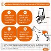 Dog Lift Harness, Pet Rear Support Aid Sling for Old Help with Poor Stability, Back Leg Hip Disabled Joint Injury Elderly, Grey - Small - 2 of 4