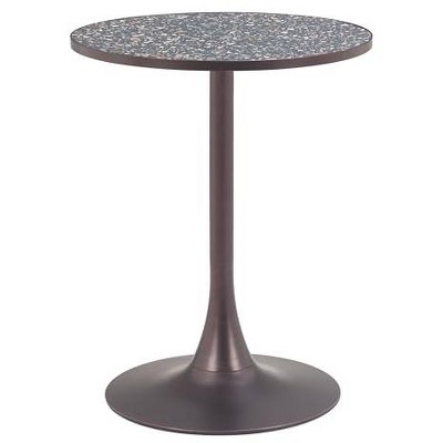 Zuo Bite Bistro Table Black And Bronze