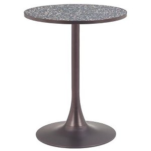 Zuo Bite Bistro Table Black And Bronze - 1 of 4