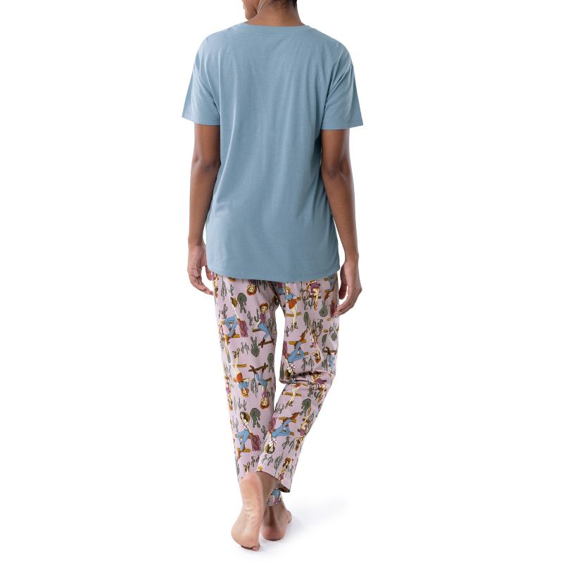Wrangler Women's and Women's Plus Short Sleeve Pajama Set, 3 of 5