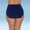 Trimshaper Women's High Waist Shirred Brief Plus Swim Bottom - 3 of 3