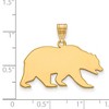 Black Bow Jewelry 14k Yellow Gold California Berkeley Golden Bears NCAA Large Pendant - 2 of 3