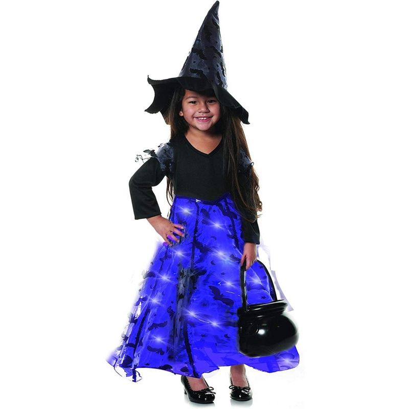 Purple Witch Child Costume, 1 of 2