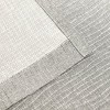 Solid Textured Cascade Room Darkening Jacquard Grommet Curtain Panel Set by Blue Nile Mills - 4 of 4