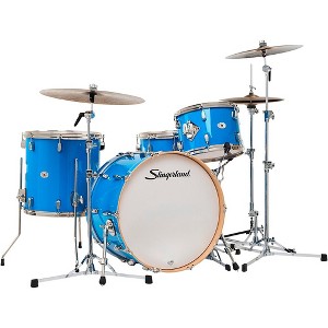 Slingerland Studio King 4-Piece Shell Pack with 22" Bass Drum and Snare Drum Lunar Blue Lacquer - 1 of 4