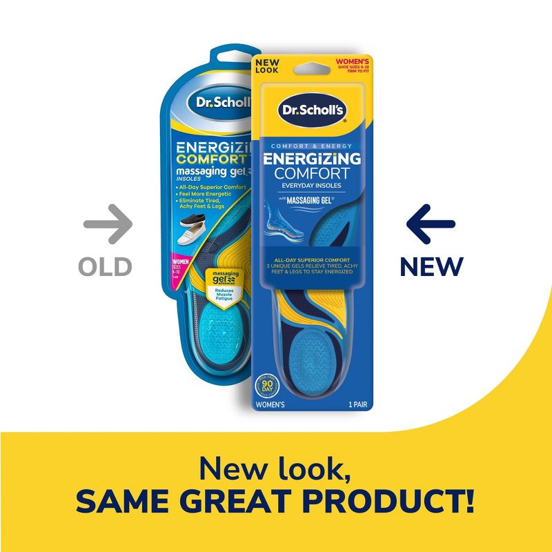 Dr. Scholl&#39;s Comfort &#38; Energy Massaging Gel Advanced Insoles for Women - Size (6-10), 4 of 14