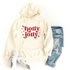 Simply Sage Market Whimsical Holly Jolly Hoodie - 3 of 4