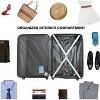 Vynxaria 3-Piece ABS Lightweight Luggage Set - Two Hooks, Spinner Wheels, TSA Lock, Telescoping Handle, Hard-Shell - 4 of 4
