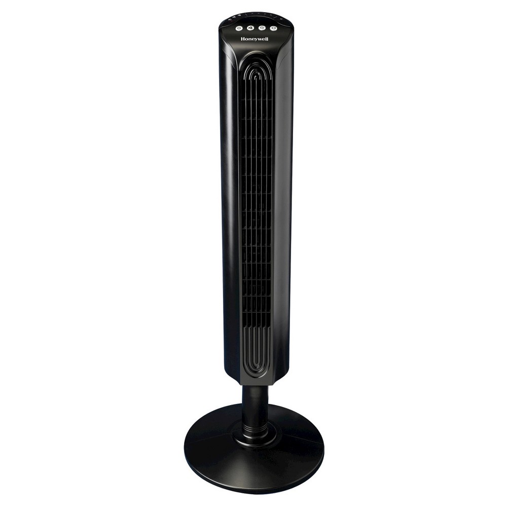 White Honeywell Comfort Control Tower Fan Portable Fans Home Air Quality Fans