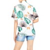 HAPPY BAY Button Down Shirt Casual Summer Beach Party Blouses Shirt Blouse Short Sleeve Button Up Dress Hawaiian Shirts Tank Top Women - 3 of 4