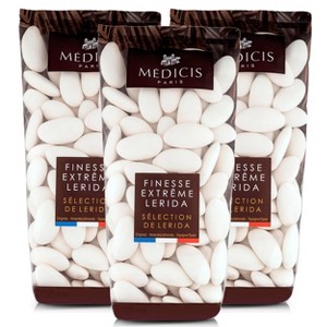 Medicis Premium Candied Almond Dragees (French Jordan Almonds) Sugar Coated Candies Ideal as a Wedding or Baby Shower Gift, 75 ct, 8.8oz - 1 of 4