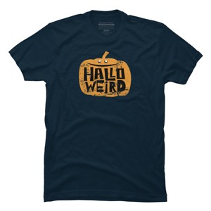 Men's Design By Humans Halloween Halloweird By Spindriftdesigns T-Shirt - 1 of 2