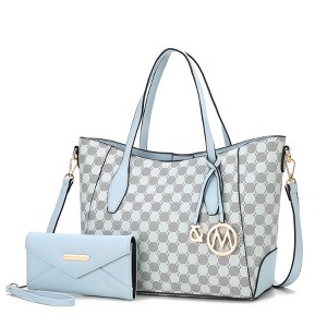 MKF Collection Gianna Women’s Tote with matching Wallet by Mia K – 2 Pieces - 1 of 4
