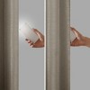 ChicFurnit Curtain Panel Twist Tab Total Blackout for Privacy and Light Control, Gray, 95"*50"*0.13" - 3 of 4