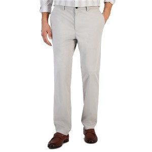 Alfani Mens Easy Casual Trouser Pants, Beige, 34W x 32L - 1 of 1