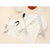 REGALWOVEN Stainless Steel Floral Modern Flatware Cutlery Set Silverware Set 20 Piece - 4 of 4