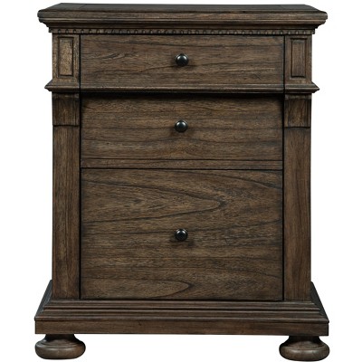 Traditional Brown 2-Drawer Legal Size File Cabinet
