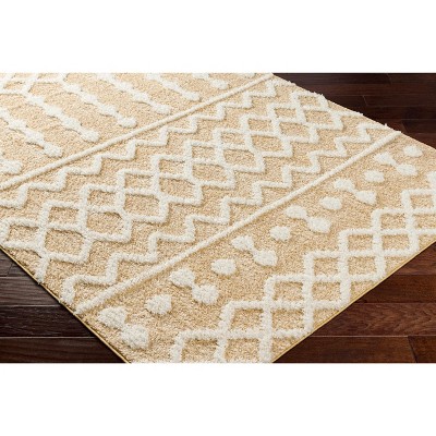 Hauteloom Ilyas Camel Plush Area Rug