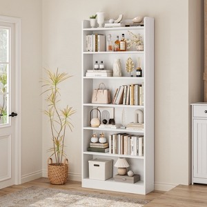 Yaheetech Modern 7-layer Wooden Open Shelf Bookshelf for Office, Living Room - 1 of 4