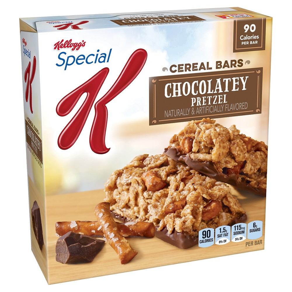 UPC 038000466205 product image for Kellogg's Special K Chocolatey Pretzel Cereal Bars 6pk | upcitemdb.com