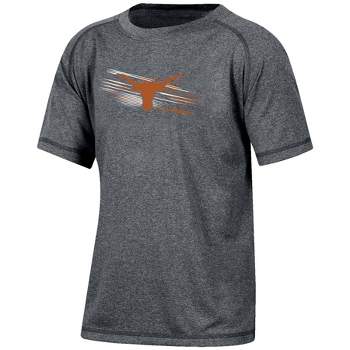 NCAA Texas Longhorns Boys' Gray Poly T-Shirt