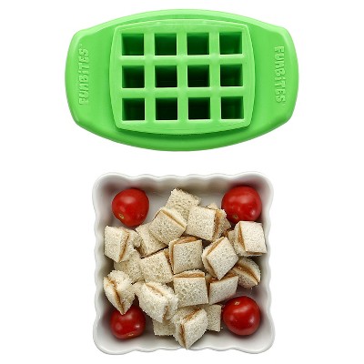 FunBites Food Cutter - Green Squares