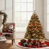 Costway 5/6/7/8 FT Artificial Christmas Tree with 250/370/500/650 RGB LED Lights 584/1054/1436/1936 Branch Tips - 4 of 4