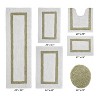 Hotel Bath Rug 100% Premium Cotton Tufted Weave Two Tone Reversible 6 Piece Bathroom Rug Set, Super Soft & Water Absorbent, Machine Washable Bathmat - 2 of 4