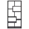 TOAOTBNBO Geometric Bookcase with 8 Open Stroage Compartment, Library Tall Bookshelves for Display Solid Wood Book Shelf - 4 of 4