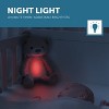 Zazu Kids Plush Teddy Sleep Trainer, Nightlight & Sound Machine - Purple - 4 of 4
