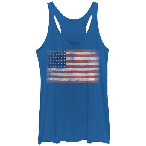 Women's Lost Gods Fourth Of July Flag Racerback Tank Top : Target