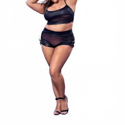 Women's Sensuality Two Piece Mesh Lingerie Set - Mapale
