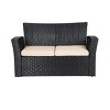 WestinTrends  4-Piece Modern Patio Conversation Sofa Set with Cushions - 3 of 4